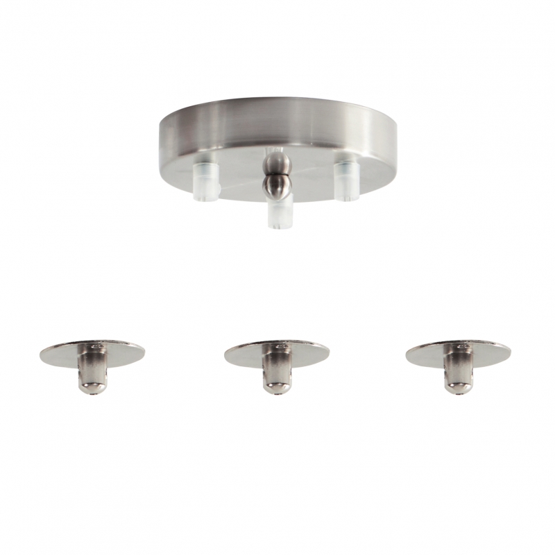 SE21-NM-4-NM3-GR1 ADEPT TUBE Nickel Matt Pendant Black Metal Grid+