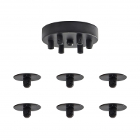 SE21-BL-4-BL6-GR12 ADEPT FLEX Black Pendant Black Metal Grid+ SE21-BL-4-BL6-GR12 ADEPT FLEX Black Pendant Black Metal Grid+