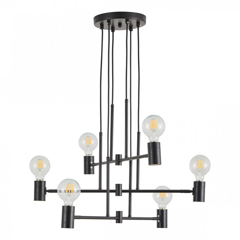 SE21-BL-100 ADEPT BLACK METAL PENDANT Γ4