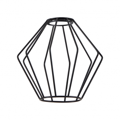 SE21-BL-B10-3BL-GR12  ADEPT FLEX Black Metal Grid Pendant+