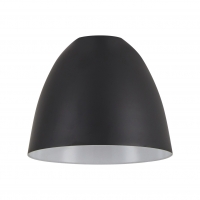 SE21-BL-22-MS2  ADEPT BLACK WALL LAMP BLACK METAL SHADE+