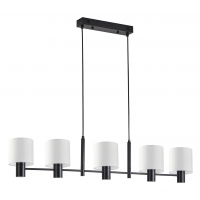 SE21-BL-120-SH1 ADEPT BLACK PENDANT WHITE SHADE+ SE21-BL-120-SH1 ADEPT BLACK PENDANT WHITE SHADE+
