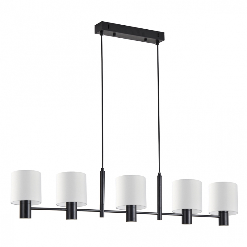 SE21-BL-120-SH1 ADEPT BLACK PENDANT WHITE SHADE+ SE21-BL-120-SH1 ADEPT BLACK PENDANT WHITE SHADE+