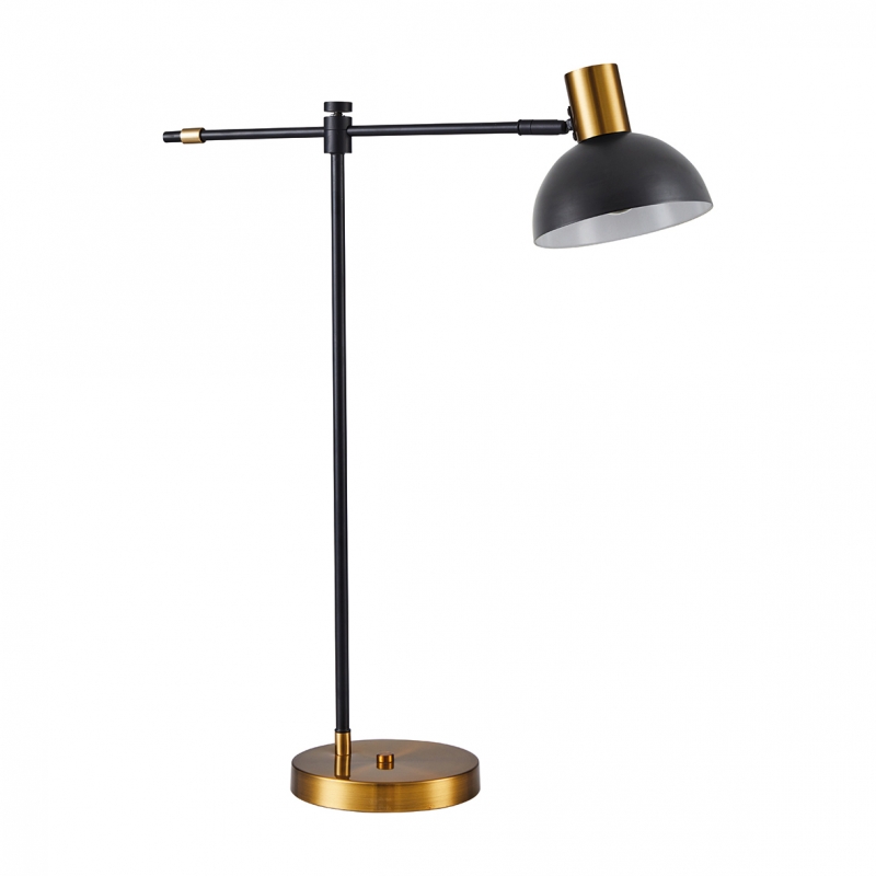 SE21-GM-36-MS3 ADEPT TABLE LAMP Gold Matt and Black Metal Table Lamp Black Metal Shade+ SE21-GM-36-MS3 ADEPT TABLE LAMP Gold Matt and Black Metal Table Lamp Black Metal Shade+