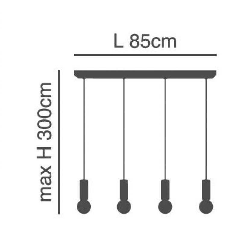 SE21-NM-4-4NM-SH1 ADEPT TUBE Nickel Matt Pendant White Fabric Shade+ SE21-NM-4-4NM-SH1 ADEPT TUBE Nickel Matt Pendant White Fabric Shade+