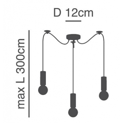 SE21-BL-4-BL3 ADEPT TUBE Black Pendant+ SE21-BL-4-BL3 ADEPT TUBE Black Pendant+