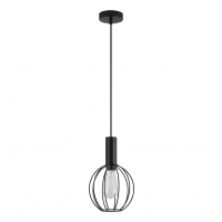 SE21-BL-4-GR2 ADEPT TUBE Black Pendant Black Metal Grid+ SE21-BL-4-GR2 ADEPT TUBE Black Pendant Black Metal Grid+