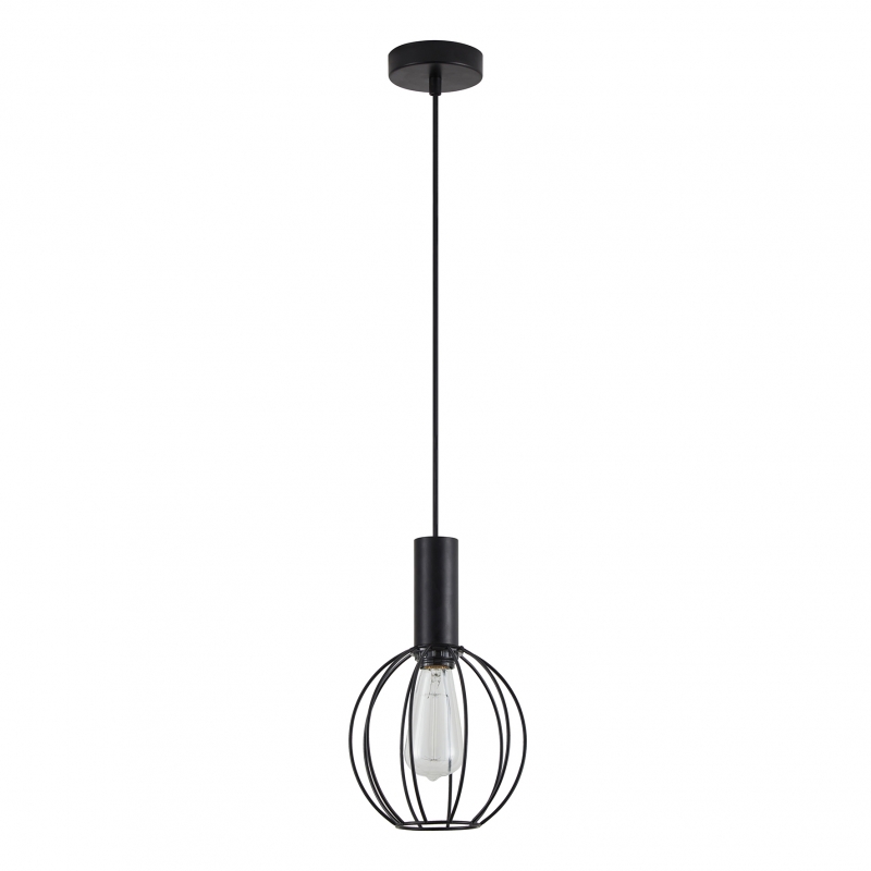 SE21-BL-4-GR2 ADEPT TUBE Black Pendant Black Metal Grid+ SE21-BL-4-GR2 ADEPT TUBE Black Pendant Black Metal Grid+