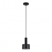 SE21-BL-4-MS1 ADEPT TUBE Black Pendant Black Metal Shade+ SE21-BL-4-MS1 ADEPT TUBE Black Pendant Black Metal Shade+