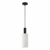 SE21-BL-4-GL3 ADEPT TUBE Black Pendant White Glass+ SE21-BL-4-GL3 ADEPT TUBE Black Pendant White Glass+