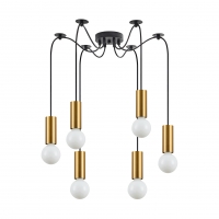 SE21-GM-4-BL6 ADEPT TUBE Gold Matt Pendant+ SE21-GM-4-BL6 ADEPT TUBE Gold Matt Pendant+