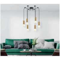 SE21-GM-4-BL6 ADEPT TUBE Gold Matt Pendant+ SE21-GM-4-BL6 ADEPT TUBE Gold Matt Pendant+