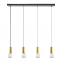 SE21-GM-4-4BL ADEPT TUBE Gold Matt Pendant+ SE21-GM-4-4BL ADEPT TUBE Gold Matt Pendant+
