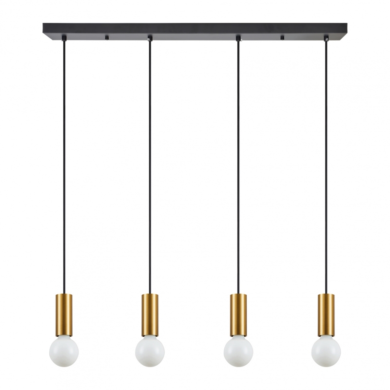SE21-GM-4-4BL ADEPT TUBE Gold Matt Pendant+ SE21-GM-4-4BL ADEPT TUBE Gold Matt Pendant+