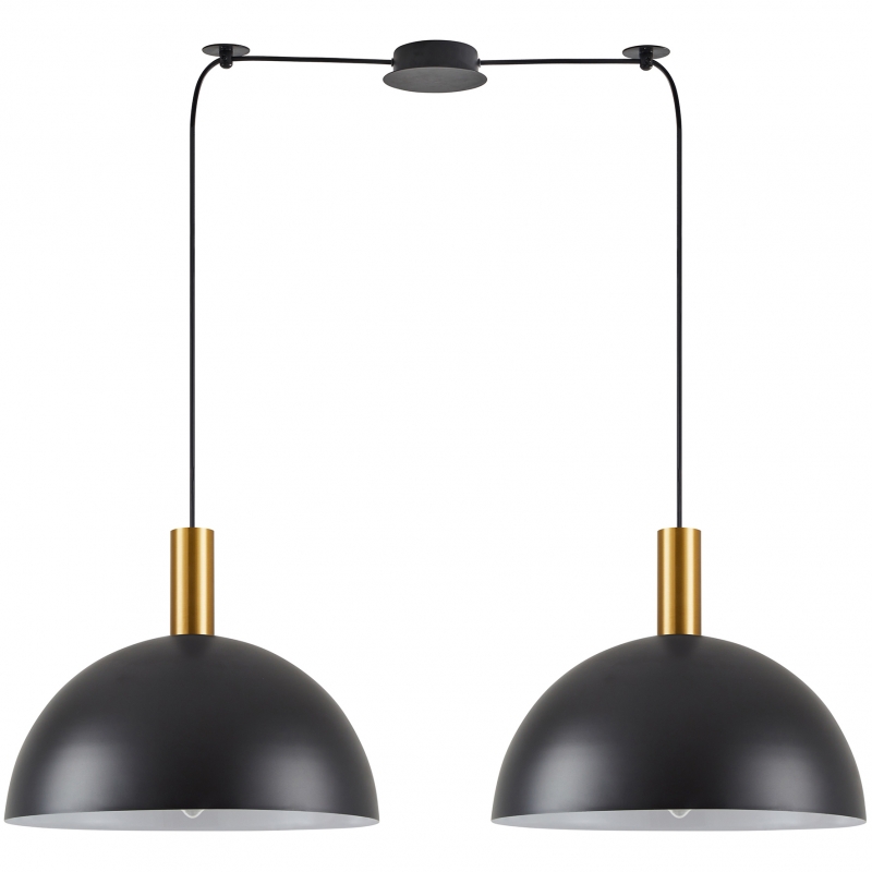 SE21-GM-4-BL2-MS40 ADEPT TUBE Gold Matt Pendant Black Metal Shade+ SE21-GM-4-BL2-MS40 ADEPT TUBE Gold Matt Pendant Black Metal Shade+