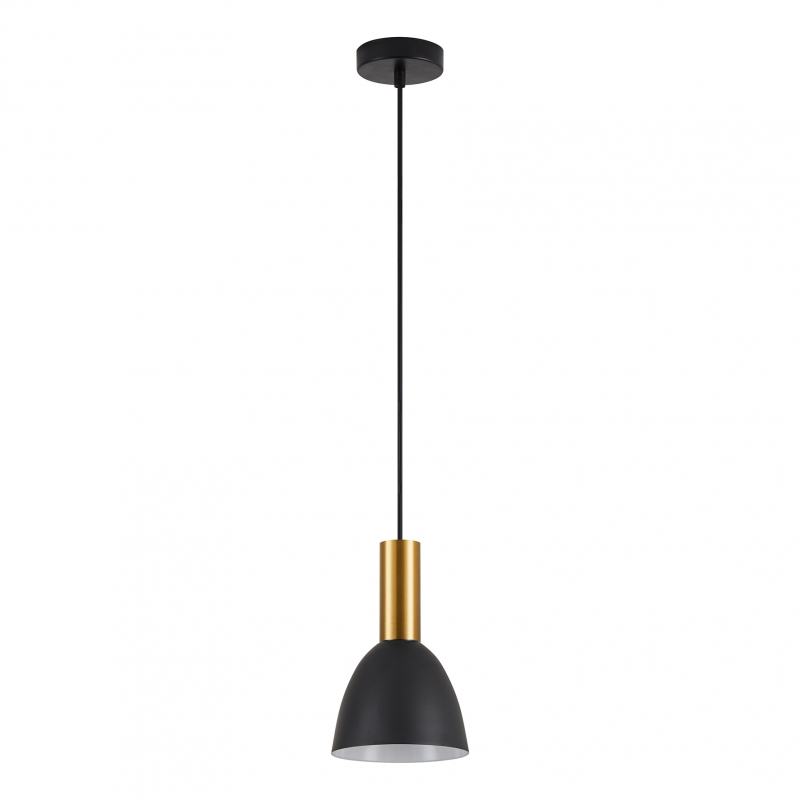 SE21-GM-4-MS2 ADEPT TUBE Gold Matt Pendant Black Metal Shade+ SE21-GM-4-MS2 ADEPT TUBE Gold Matt Pendant Black Metal Shade+