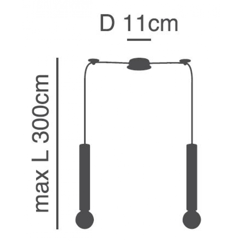 SE21-NM-5-NM2 ADEPT TUBE NICKEL MAT Nickel Matt Pendant+ SE21-NM-5-NM2 ADEPT TUBE NICKEL MAT Nickel Matt Pendant+