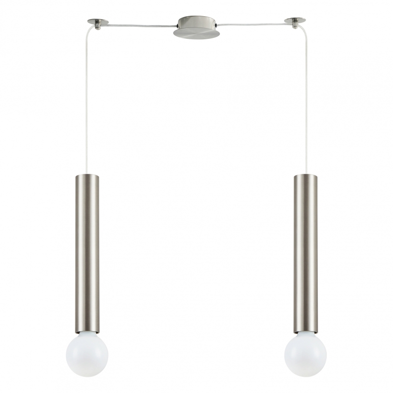 SE21-NM-5-NM2 ADEPT TUBE NICKEL MAT Nickel Matt Pendant+ SE21-NM-5-NM2 ADEPT TUBE NICKEL MAT Nickel Matt Pendant+