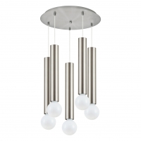 SE21-NM-5-5NM ADEPT TUBE NICKEL MAT Nickel Matt Pendant+ SE21-NM-5-5NM ADEPT TUBE NICKEL MAT Nickel Matt Pendant+