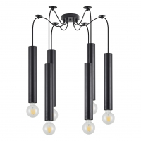 SE21-BL-5-BL6 ADEPT  TUBE BLACK Black Pendant+