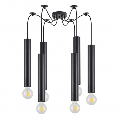 SE21-BL-5-BL6 ADEPT  TUBE BLACK Black Pendant+