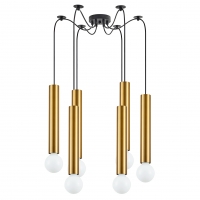 SE21-GM-5-BL6 ADEPT TUBE GOLD MATT Gold Matt Pendant+ SE21-GM-5-BL6 ADEPT TUBE GOLD MATT Gold Matt Pendant+