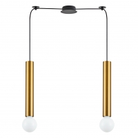 SE21-GM-5-BL2  ADEPT TUBE GOLD MATT Gold Matt Pendant+