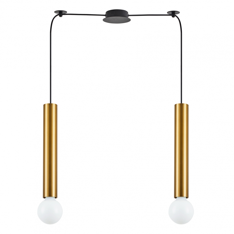SE21-GM-5-BL2  ADEPT TUBE GOLD MATT Gold Matt Pendant+