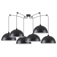 SE21-BL-B10-BL6-MS40 ADEPT PENDANT Black Metal Pendant+