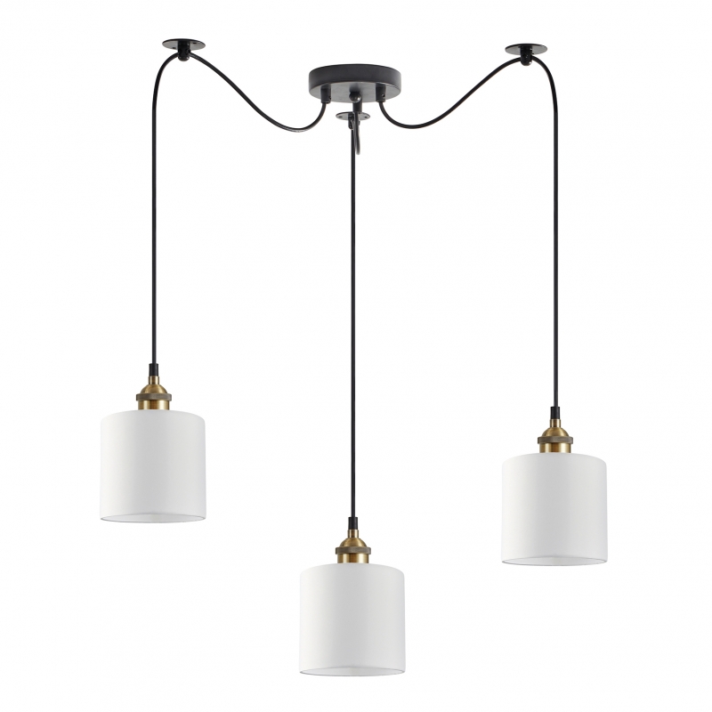 SE21-BR-10-BL3-SH1 MAGNUM BRONZE White Shade Pendant+ SE21-BR-10-BL3-SH1 MAGNUM BRONZE White Shade Pendant+