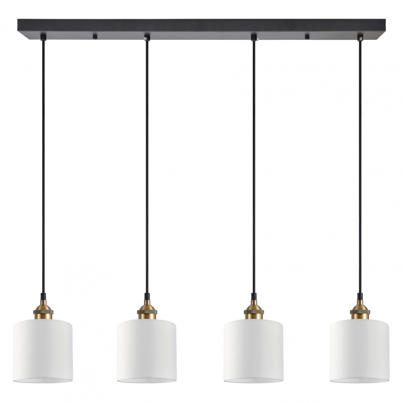 SE21-BR-10-4BL-SH1 MAGNUM BRONZE White Shade Pendant+ SE21-BR-10-4BL-SH1 MAGNUM BRONZE White Shade Pendant+