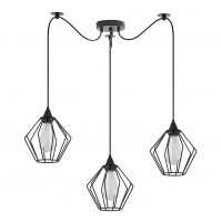 SE21-BL-B10-BL3-GR1 ADEPT PENDANT Black Metal Grid Pendant+ SE21-BL-B10-BL3-GR1 ADEPT PENDANT Black Metal Grid Pendant+