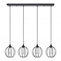 SE21-BL-B10-4BL-GR2 ADEPT PENDANT Black Metal Grid Pendant+ SE21-BL-B10-4BL-GR2 ADEPT PENDANT Black Metal Grid Pendant+