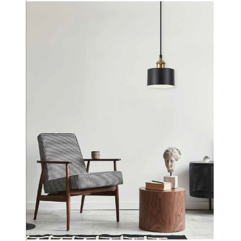 SE21-BR-10-MS1 MAGNUM BRONZE Black Metal Shade Pendant+