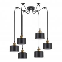 SE21-BR-10-BL6-MS1 MAGNUM BRONZE Black Metal Shade Pendant+ SE21-BR-10-BL6-MS1 MAGNUM BRONZE Black Metal Shade Pendant+