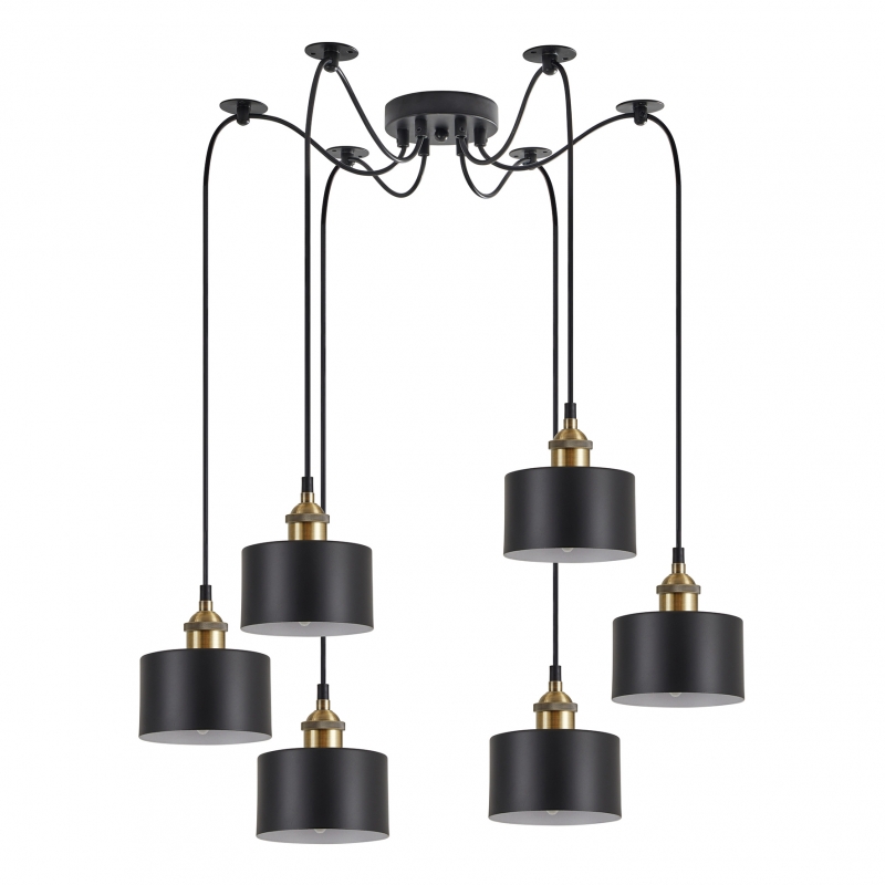 SE21-BR-10-BL6-MS1 MAGNUM BRONZE Black Metal Shade Pendant+ SE21-BR-10-BL6-MS1 MAGNUM BRONZE Black Metal Shade Pendant+