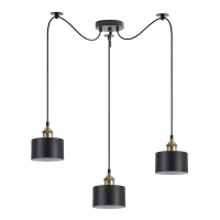 SE21-BR-10-BL3-MS1 MAGNUM BRONZE Black Metal Shade Pendant+ SE21-BR-10-BL3-MS1 MAGNUM BRONZE Black Metal Shade Pendant+