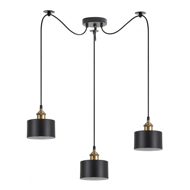 SE21-BR-10-BL3-MS1 MAGNUM BRONZE Black Metal Shade Pendant+ SE21-BR-10-BL3-MS1 MAGNUM BRONZE Black Metal Shade Pendant+