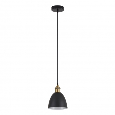 SE21-BR-10-MS2 MAGNUM BRONZE Black Metal Shade Pendant+
