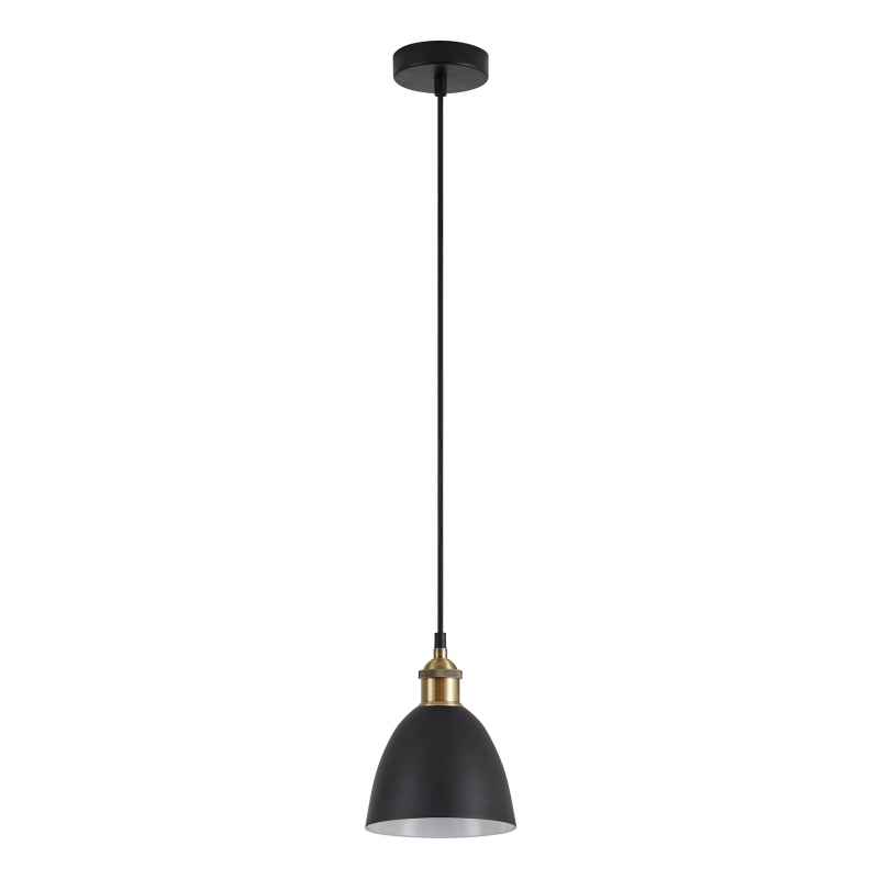 SE21-BR-10-MS2 MAGNUM BRONZE Black Metal Shade Pendant+