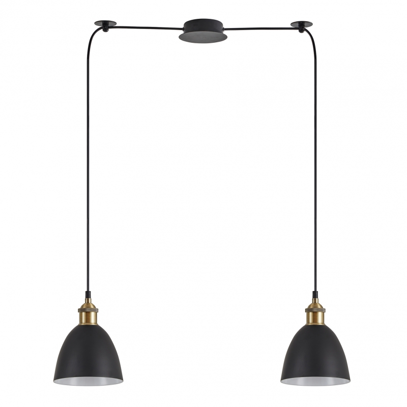 SE21-BR-10-BL2-MS2 MAGNUM BRONZE Black Metal Shade Pendant+ SE21-BR-10-BL2-MS2 MAGNUM BRONZE Black Metal Shade Pendant+