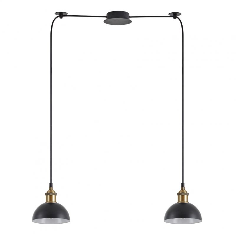 SE21-BR-10-BL2-MS3 MAGNUM BRONZE Black Metal Shade Pendant+ SE21-BR-10-BL2-MS3 MAGNUM BRONZE Black Metal Shade Pendant+