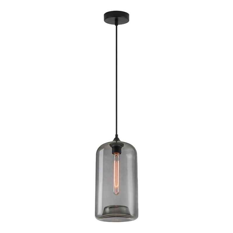 SE21-SM-19-30 FEINT SMOKED GLASS PENDANT 1Α3