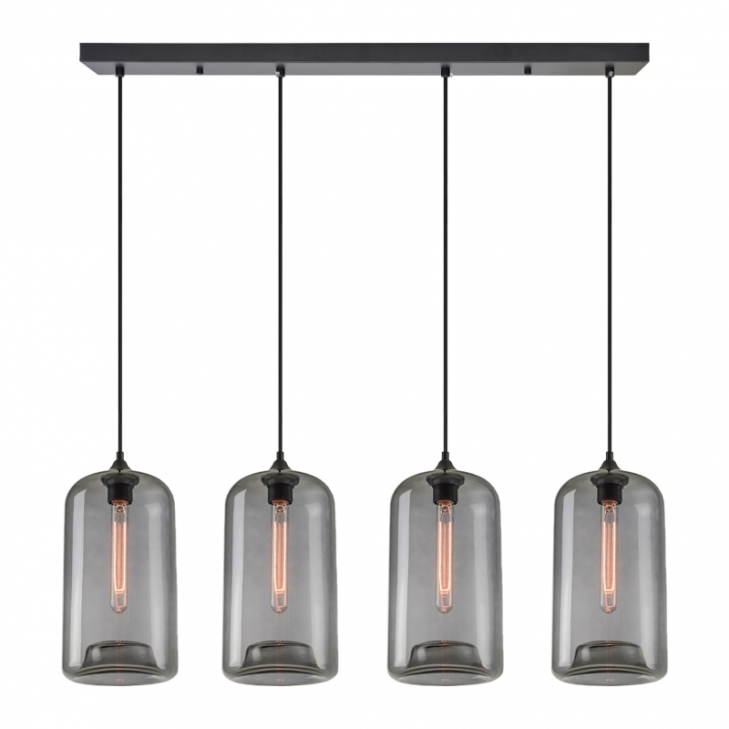 SE21-SM-19-30-4BL+ FEINT Smoked Glass Pendant+ SE21-SM-19-30-4BL+ FEINT Smoked Glass Pendant+