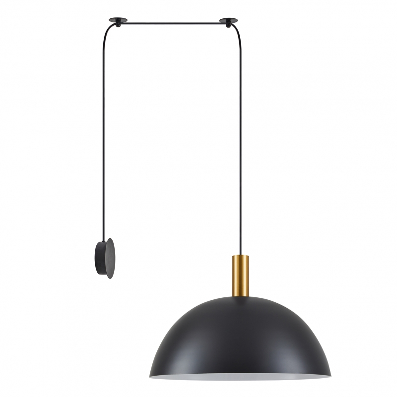 SE21-GM-4-NM1W-MS50 ADEPT TUBE Gold Matt Wall Lamp Black Metal Shade+ SE21-GM-4-NM1W-MS50 ADEPT TUBE Gold Matt Wall Lamp Black Metal Shade+
