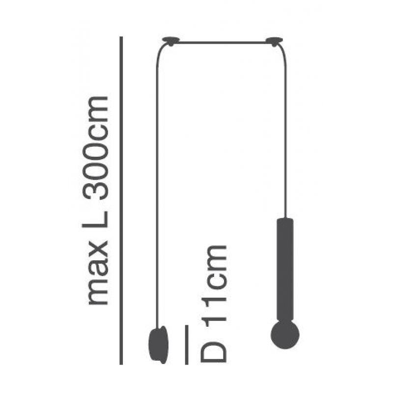 SE21-NM-5-NM1W ADEPT TUBE NICKEL MAT Nickel Matt Pendant+ SE21-NM-5-NM1W ADEPT TUBE NICKEL MAT Nickel Matt Pendant+