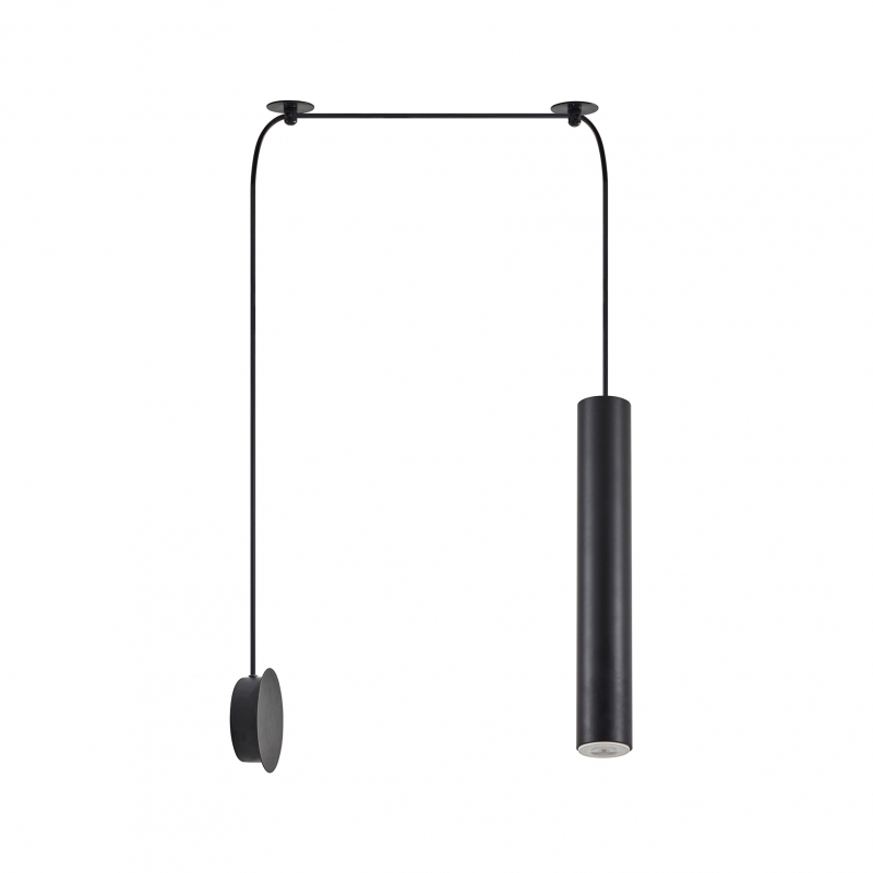 SE21-BL-5-BL1W ADEPT TUBE BLACK Black Pendant+ SE21-BL-5-BL1W ADEPT TUBE BLACK Black Pendant+