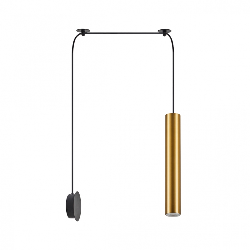 SE21-GM-5-BL1W  ADEPT TUBE GOLD MATT Gold Matt Pendant+