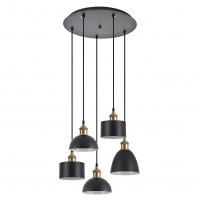 SE21-BR-10-5BL-MS123 MAGNUM FLEX Bronze Metal Pendant Black Metal Shade+ SE21-BR-10-5BL-MS123 MAGNUM FLEX Bronze Metal Pendant Black Metal Shade+