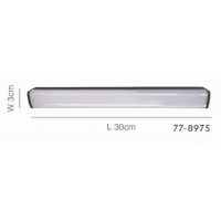 MF30-01-B01  MAGNETIC FLEX 48V Linear 30cm  6W 480Lm 3000K  Lightings Surface Mounted Black 1Γ3